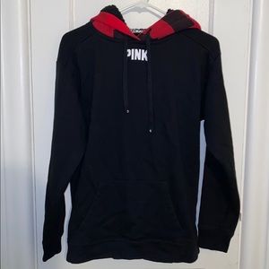 pink victoria’s secret hoodie